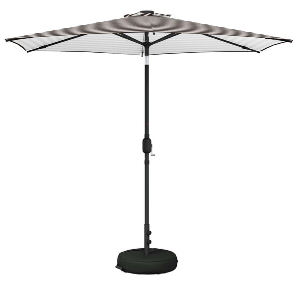 Suncobran za vrt s LED svjetlima i postoljem 270 x 270 cm - Krem / 270 x 270 cm