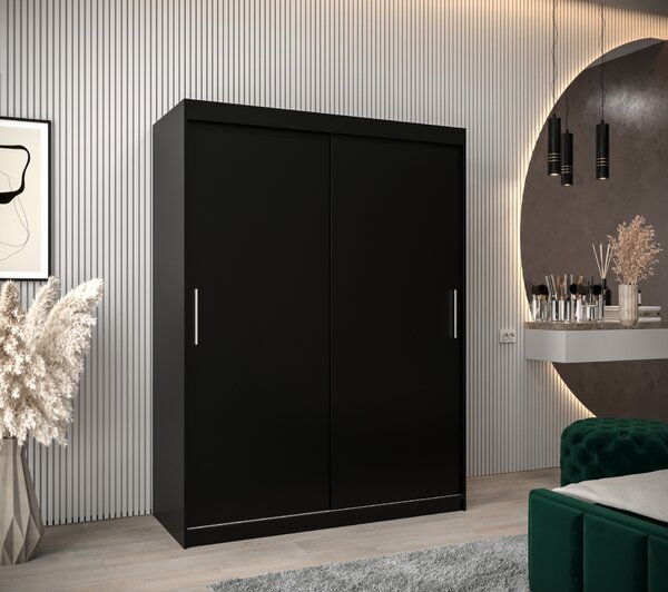 Zondo.hr Ormar za garderobu 150 cm Toki (crna mat + hrast artisan). Akcija -16%. 1064823
