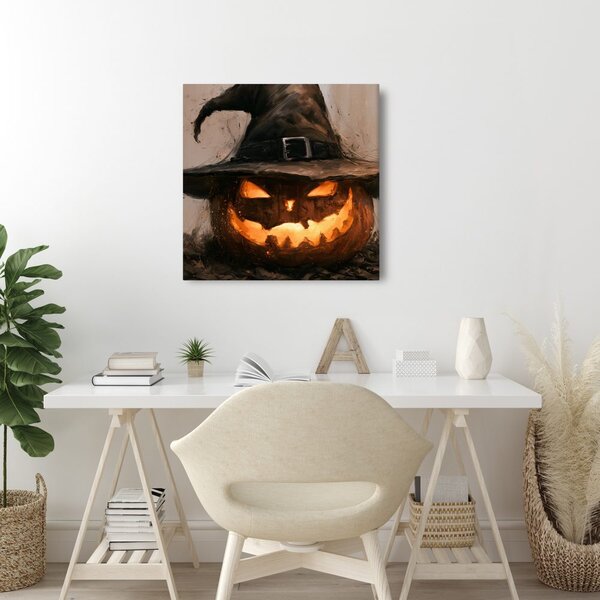 Slika sjajna halloweenska bundeva
