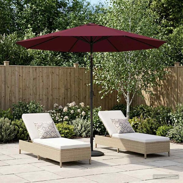 Vrtni suncobran 230 x 230 cm Poliester Pravokutni - Plava / 230 x 230 cm