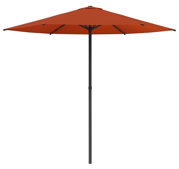 Vrtni suncobran 230 x 230 cm Poliester Pravokutni Terakota - Terakota / 230 x 230 cm