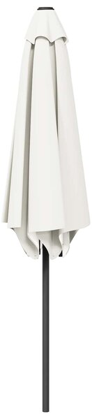 Vrtni suncobran 230 x 230 cm Poliester Pravokutni Krem - Krem / 230 x 230 cm