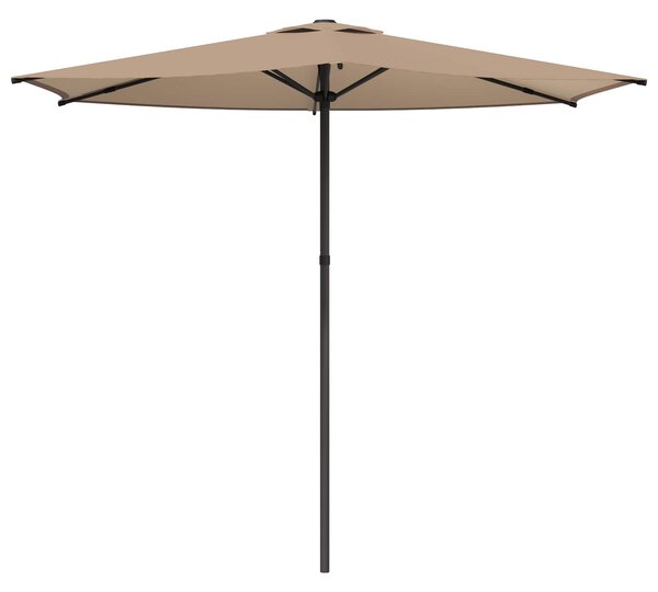 Vrtni suncobran 270 x 270 cm Poliester Pravokutni Sivosmeđa - Smeđesiva / 270 x 270 cm