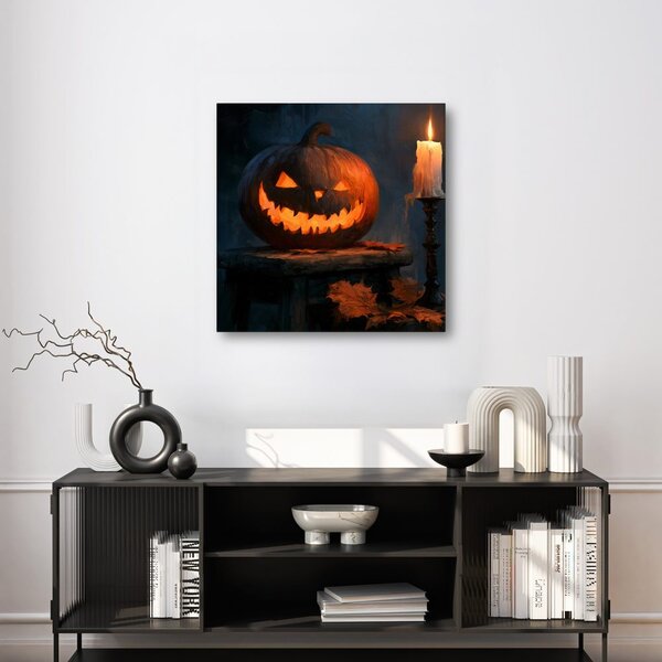 Slika halloween bundeva u polumraku