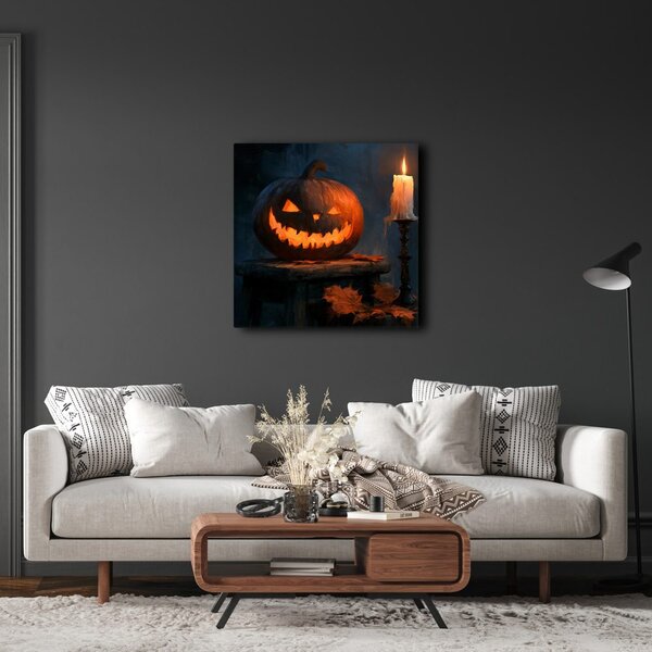 Slika halloween bundeva u polumraku