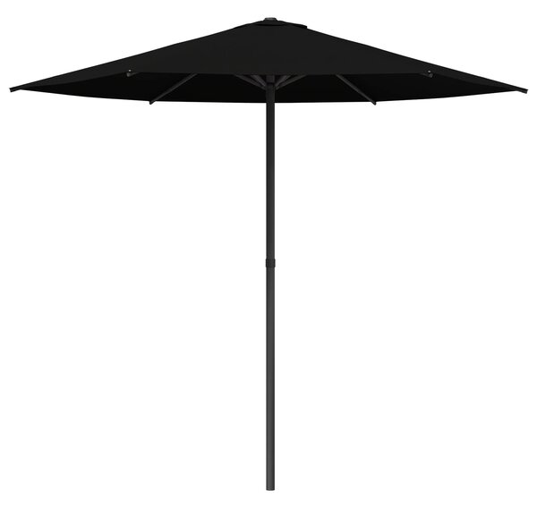 Vrtni suncobran 230 x 230 cm Poliester Pravokutni Crna - Crna / 230 x 230 cm