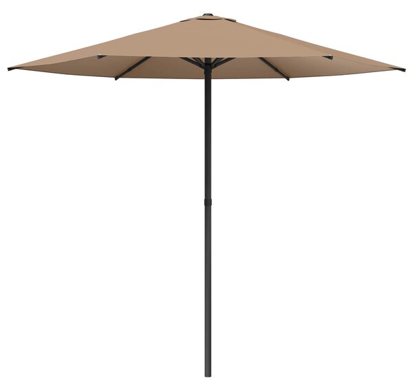 Vrtni suncobran 230 x 230 cm Poliester Pravokutni Sivosmeđa - Smeđesiva / 230 x 230 cm