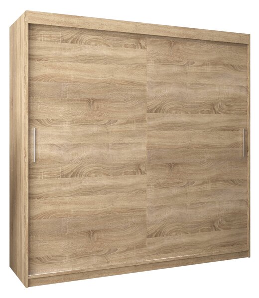 Ormar za garderobu 200 cm Toki (hrast sonoma + hrast sonoma)