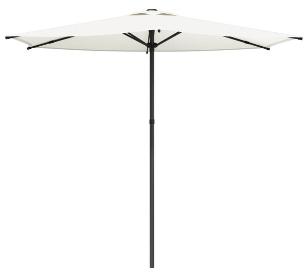 Vrtni suncobran 270 x 270 cm Poliester Pravokutni Krem - Krem / 270 x 270 cm