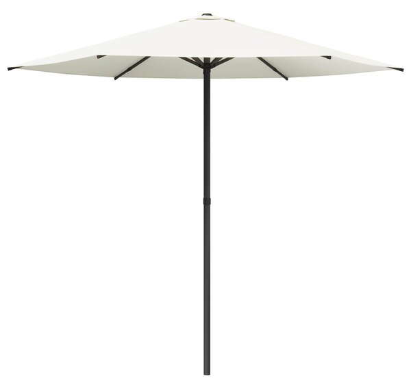 Vrtni suncobran 230 x 230 cm Poliester Pravokutni Krem - Krem / 230 x 230 cm