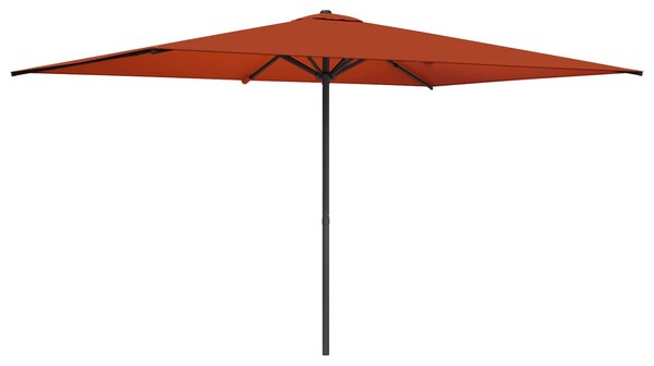 Vrtni suncobran 200 x 300 cm Poliester Pravokutni Terakota - Terakota / 200 x 300 cm