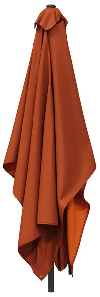 Vrtni suncobran 200 x 300 cm Poliester Pravokutni Terakota - Terakota / 200 x 300 cm