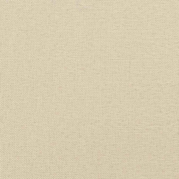 Kutni okvir kreveta s uzglavljem Krema 100 cm x 200 cm tkanina - Krem / 100 cm x 200 cm
