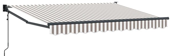 Nadstrešnica Svijetlo siva i bijela. 3,5 x 2,5 m - Svjetlosiva / 3,5 x 2,5 m