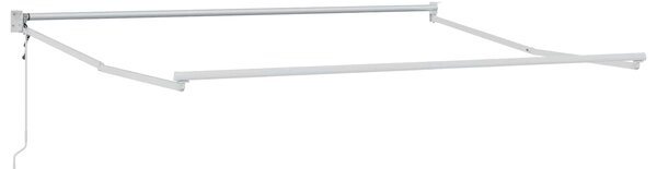 Nadstrešnica Sivosmeđa 2,5 x 2 m Poliester i metal - Smeđesiva / 2,5 x 2 m