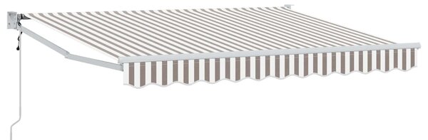 Nadstrešnica Svijetlo siva i bijela. 3,5 x 2,5 m - Svjetlosiva / 3,5 x 2,5 m