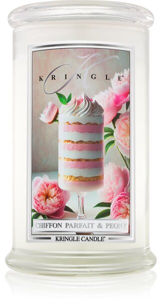 Kringle Candle Chiffon Parfait & Peony mirisna svijeća 623 g