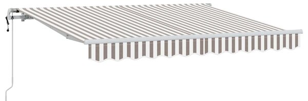 Skrovita tenda Svijetlo siva i bijela. 3,5 x 2 m tkanina - Svjetlosiva / 3,5 x 2 m