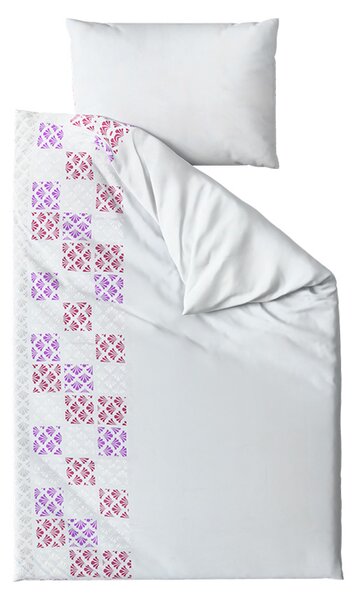Posteljina od mikrosatena VELLARI, svijetlosiva Dimenzije posteljine: 70 x 90 cm | 140 x 200 cm