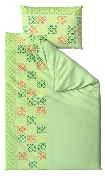 Posteljina od mikrosatina VELLARI, zelena Dimenzije posteljine: 70 x 90 cm | 140 x 200 cm