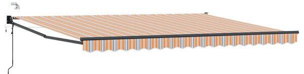 Električna retraktabilna tenda Plava i Narančasta 4 × 3 m - Plava / 4 × 3 m