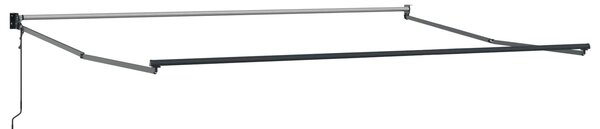 Nadstrešnica Šareni 500 × 300 cm Poliester i metal - Višebojno / 500 × 300 cm