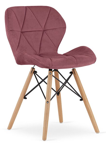 Stolica Lago - Velvet rose - 1 komad