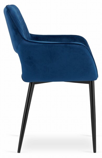 Stolica Amalfi - blue velvet