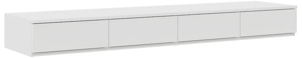 Krevet s ladicama s ladicama Bijelo 140 cm Konstruirano drvo - Bijela / 140 cm