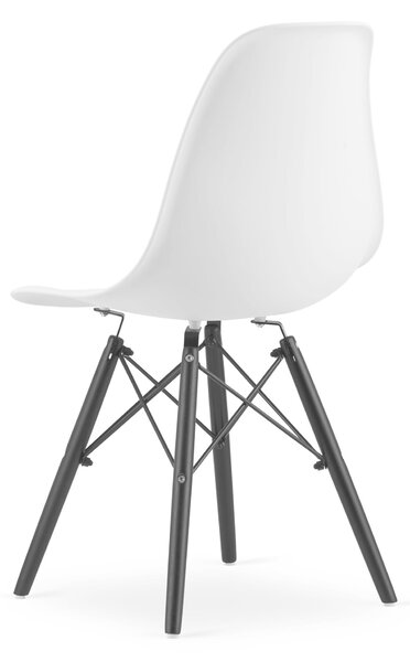 Stolica Oslo - White on black - 1 komad