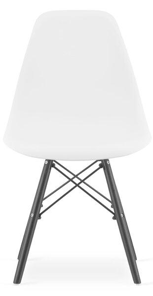 Stolica Oslo - White on black - 1 komad