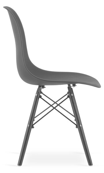Stolica Oslo - Black on black - 1 komad