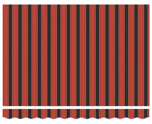 Skrovita tenda Narančasta 300 x 200 cm tkanina - Narančasta / 300 x 200 cm