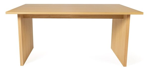 Blagovaonski stol s pločom u dekoru hrasta 90x160 cm Stripe - Woodman