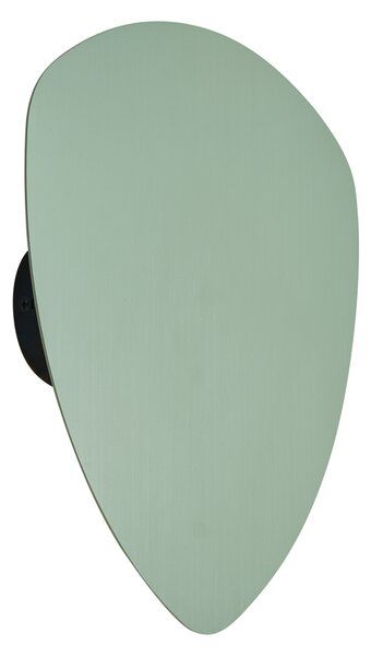 Dizajnerska zidna svjetiljka zelena organska 32 cm 2-svjetla - Pulley