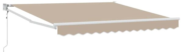 Nadstrešnica Bež 300 x 250 x 165 cm Poliester i metal - Bež / 300 x 250 x 165 cm