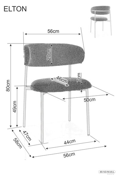 Stolica - Elton - 1 komad