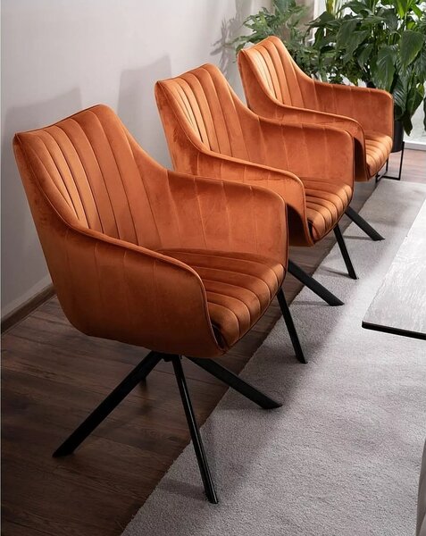Stolica Azalia - orange inside