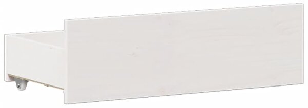 Okvir kreveta bez madraca s uzglavljem 150x200 cm od borovine - Bijela / 150 x 200 cm