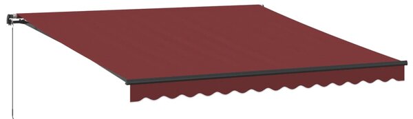 Tenda na ručno uvlačenje bordo 400 x 350 cm - Bordo / 400 x 350 cm