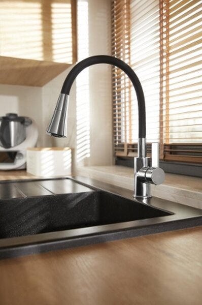 Slavina za sudoper KFA Rumba duo black