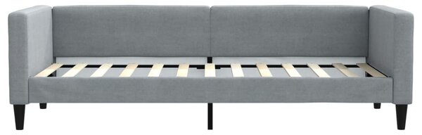 Dnevni krevet svjetlosivi 80 x 200 cm od tkanine - Siva / 80 x 200 cm
