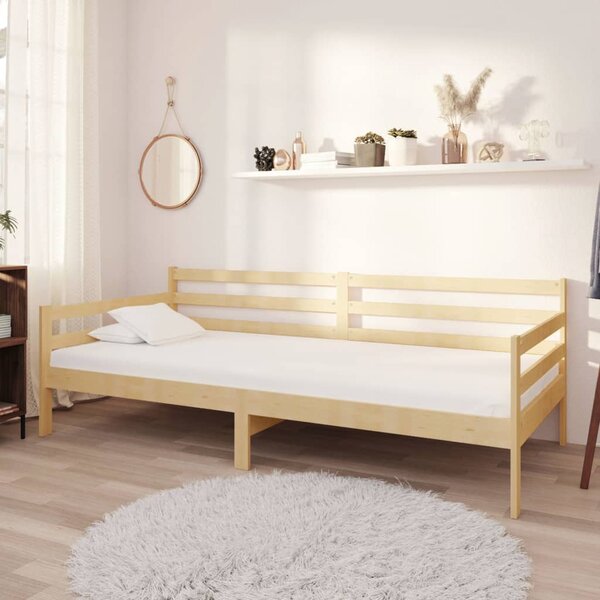 Dnevni krevet od masivne borovine 90 x 200 cm - Smeđa / 90 x 200 cm