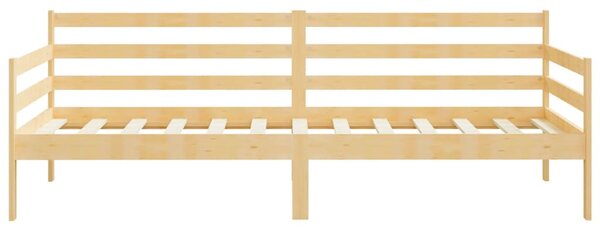 Dnevni krevet od masivne borovine 90 x 200 cm - Smeđa / 90 x 200 cm