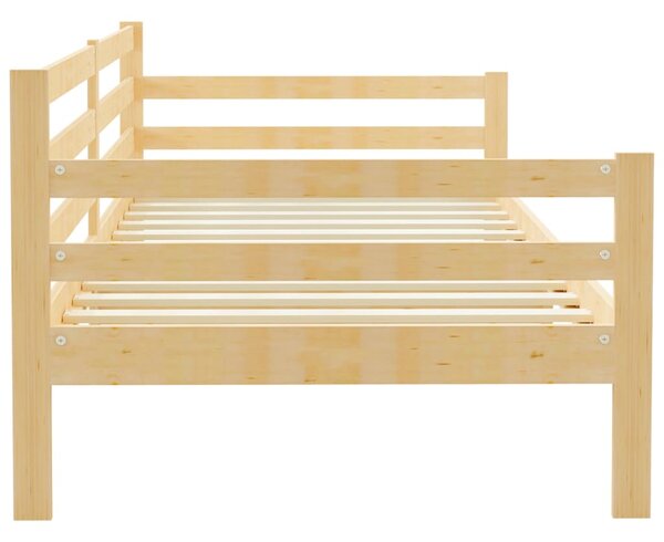 Dnevni krevet od masivne borovine 90 x 200 cm - Smeđa / 90 x 200 cm