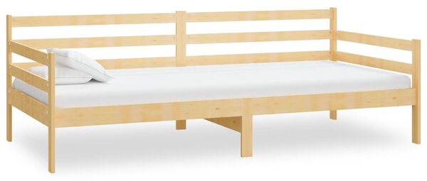Dnevni krevet od masivne borovine 90 x 200 cm - Smeđa / 90 x 200 cm
