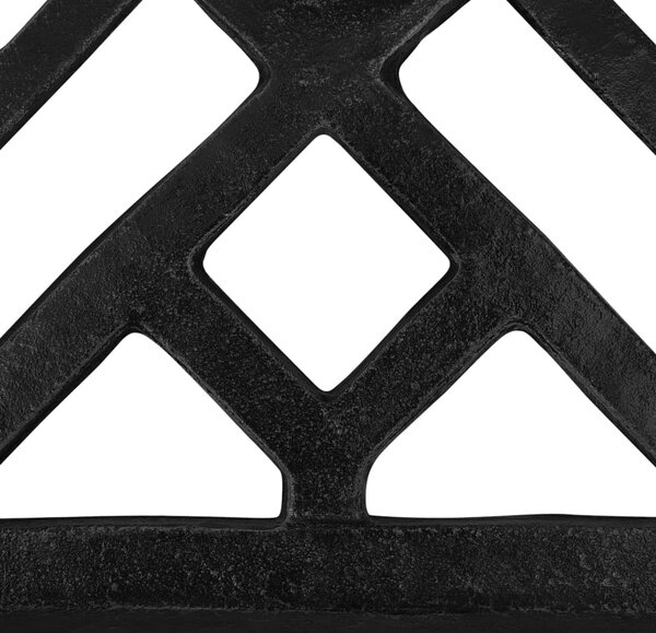 Stalak za suncobran crni 44 x 44 x 31 cm od lijevanog željeza - Crna / 44 x 44 x 31 cm