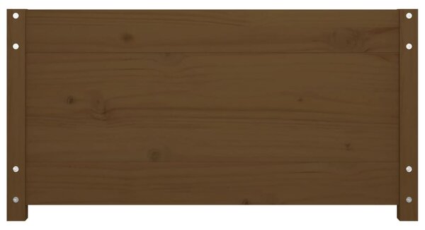 Dnevni ležaj smeđa boja meda 90x200 cm od masivne borovine - Smeđa / 90 x 200 cm