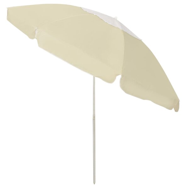 Suncobran za plažu žuta boja pijeska 240 cm - Žuta / 240 cm