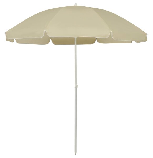 Suncobran za plažu žuta boja pijeska 240 cm - Žuta / 240 cm